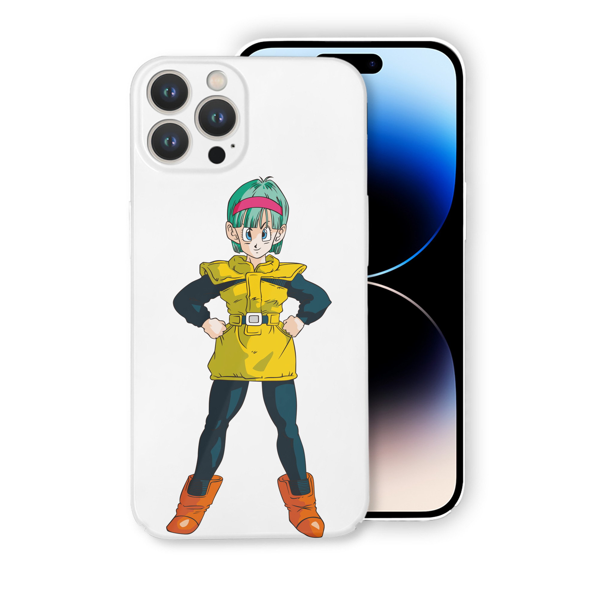 （画像用） ドラゴンボール ブルマ DRAGON BALL Bulma 【iPhone 14シリーズ対応】ハードケース